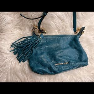Micheal Kors Crossbody teal bag
